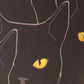 Black Cats Printed, High Waisted Leggings In A Fit Style, With An Elastic Waistband