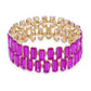 Rectangle Rhinestone Stretch Bracelet