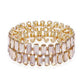 Rectangle Rhinestone Stretch Bracelet