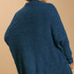 Open Front Oversized Cardigan Sweater With Pockets