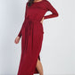 Midi Sleeve Basic Maxi Dress