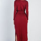 Midi Sleeve Basic Maxi Dress