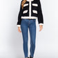 Long Sleeve Pocket Detail Faux Fur Jacket