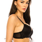 Coverage Lace Trim Bra