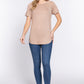 Short Raglan Slv Rayon Jersey Top