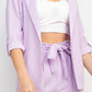 Roll-up Quarter Sleeve Jacket