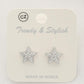 Crystal Star Post Earring