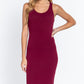 Racerback Sleeveless Midi Dress