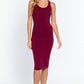 Racerback Sleeveless Midi Dress