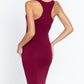 Racerback Sleeveless Midi Dress