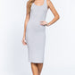 Racerback Sleeveless Midi Dress