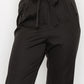 High-rise Belted Paperbag Pants