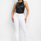 Faux Leather Sleeveless Bodysuit