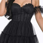 Off-the-shoulder Puff Mini Dress