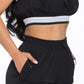 Solid Tube Crop Top & Cargo