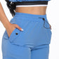 Solid Tube Crop Top & Cargo
