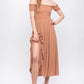 Flowy Off The Shoulder Dress
