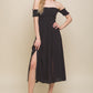 Flowy Off The Shoulder Dress