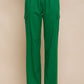 Linen Straight Leg Cargo Pants