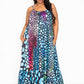 Printed Voluminous Maxi Dress