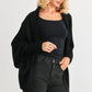 Batwing Sleeve Open Front Cardigan