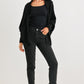 Batwing Sleeve Open Front Cardigan