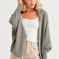 Batwing Sleeve Open Front Cardigan