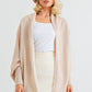 Batwing Sleeve Open Front Cardigan