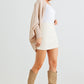 Batwing Sleeve Open Front Cardigan