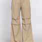 Waist Elastic Parachute Pants