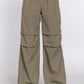 Waist Elastic Parachute Pants