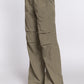 Waist Elastic Parachute Pants