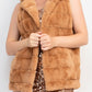 Faux Fur Collared Vest