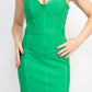 Sweetheart Wide Strap Bandage Dress