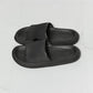 MMShoes Arms Around Me Open Toe Slide in Black