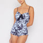 Marina West Swim Côte d'Azur Ruffle Trim One-Piece Swimsuit